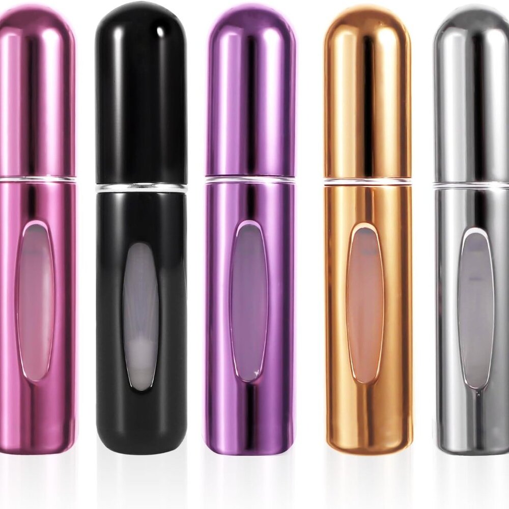 Portable Mini Refillable Perfume Atomizer Bottles – 5ml Travel Set (5 Colors) - Picture 10 of 10